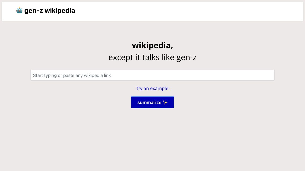 AI Wikipedia Summarizer cover