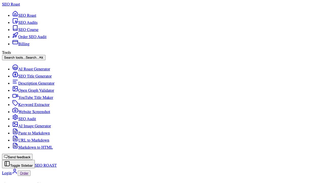 AI Roast Generator cover