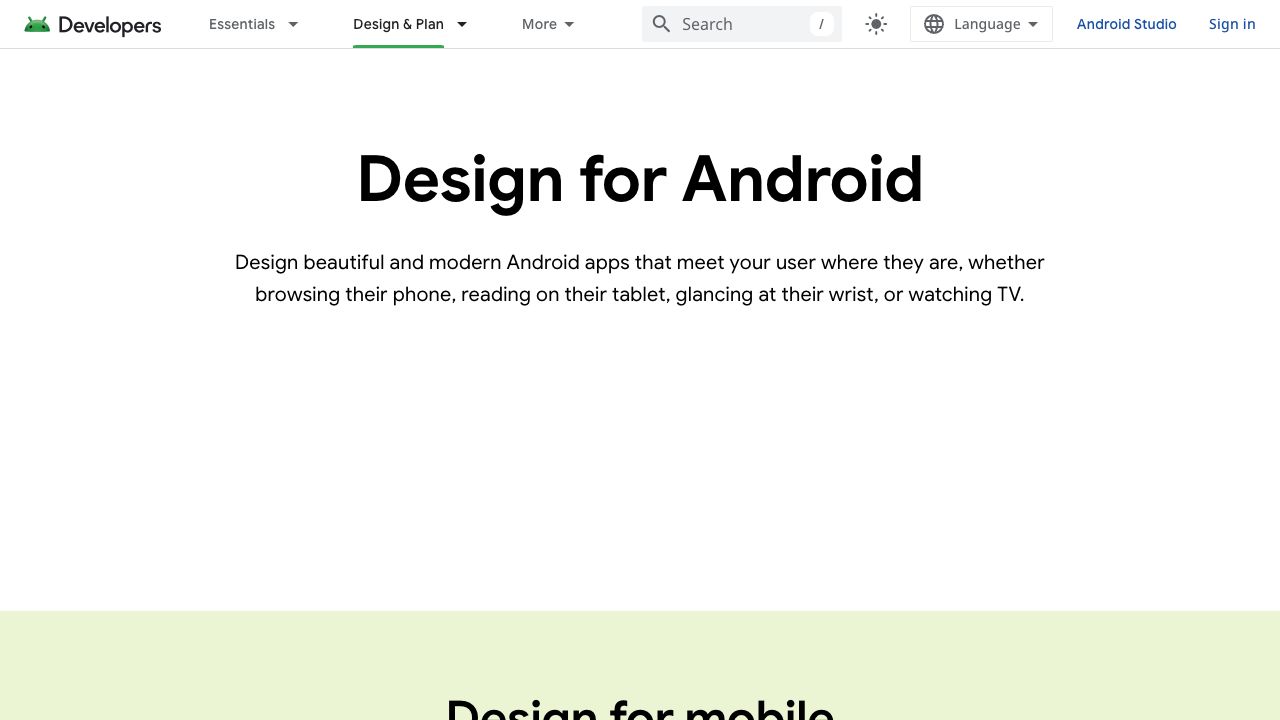 Android Design Hub cover
