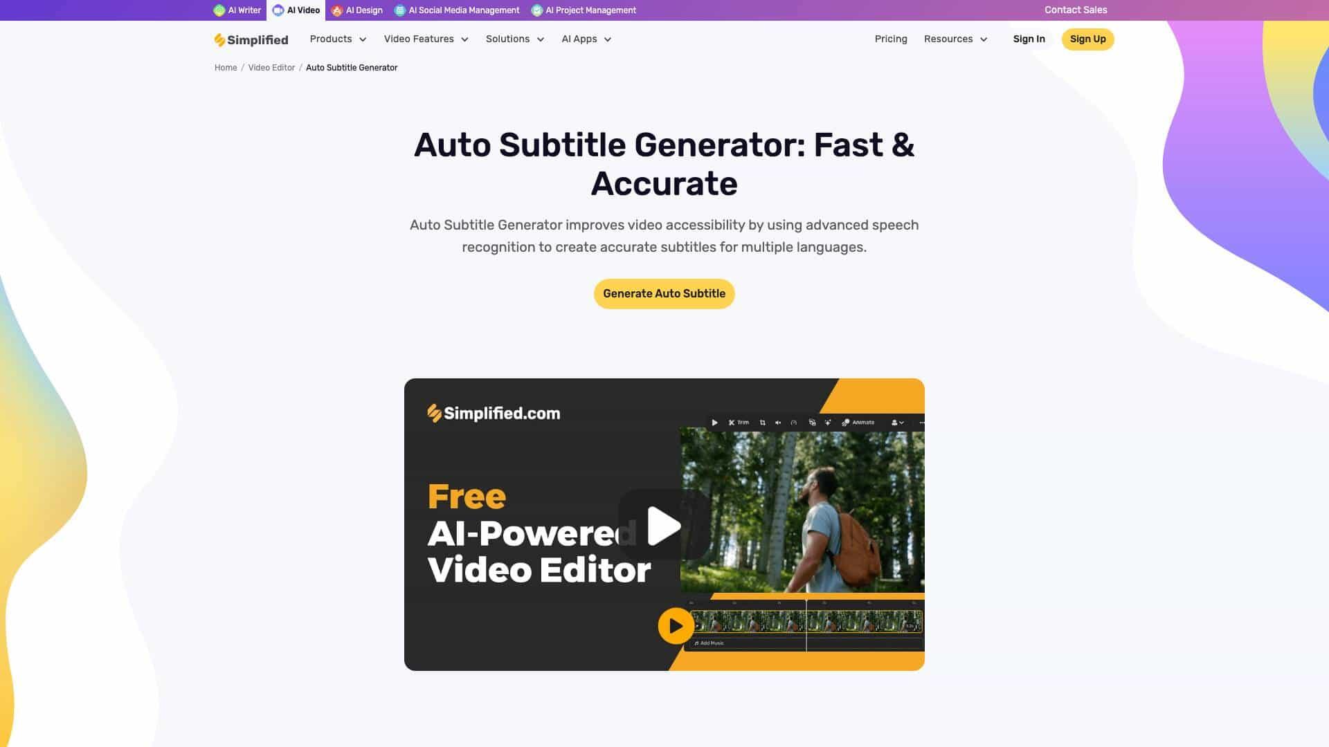 Auto Subtitle Generator cover