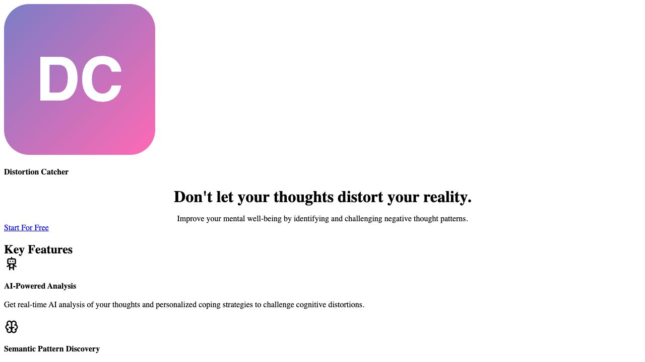 Distortion Catcher cover