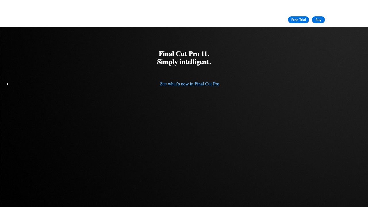 Final Cut Pro cover