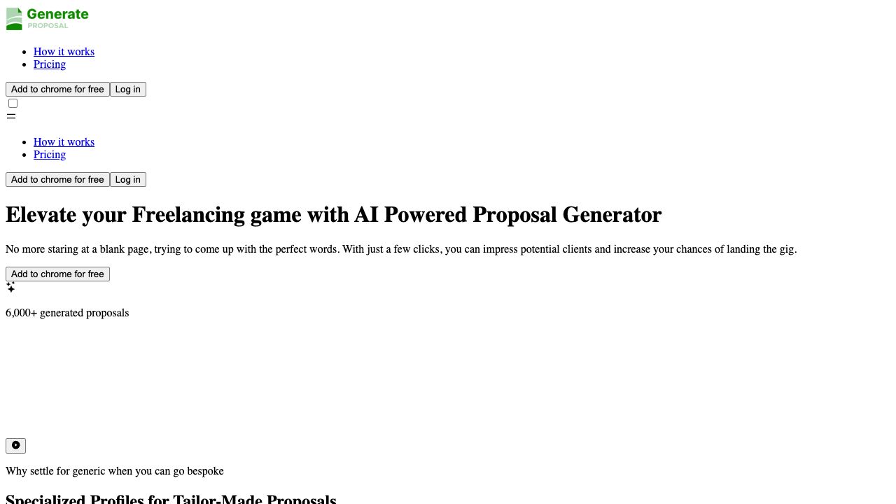 AI-Powered Proposal Generator Chrome Extension cover