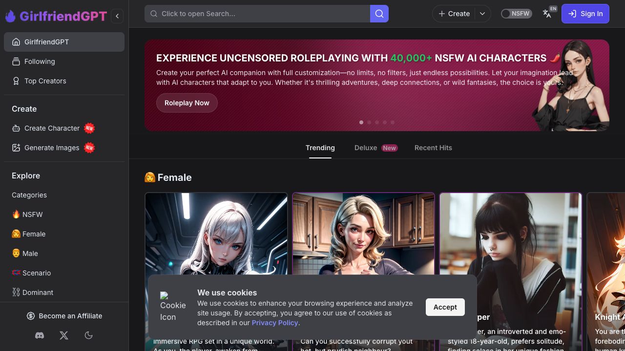 GirlfriendGPT - The AI Companion Chatroom cover