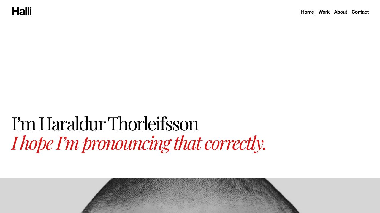 haraldurthorleifsson cover