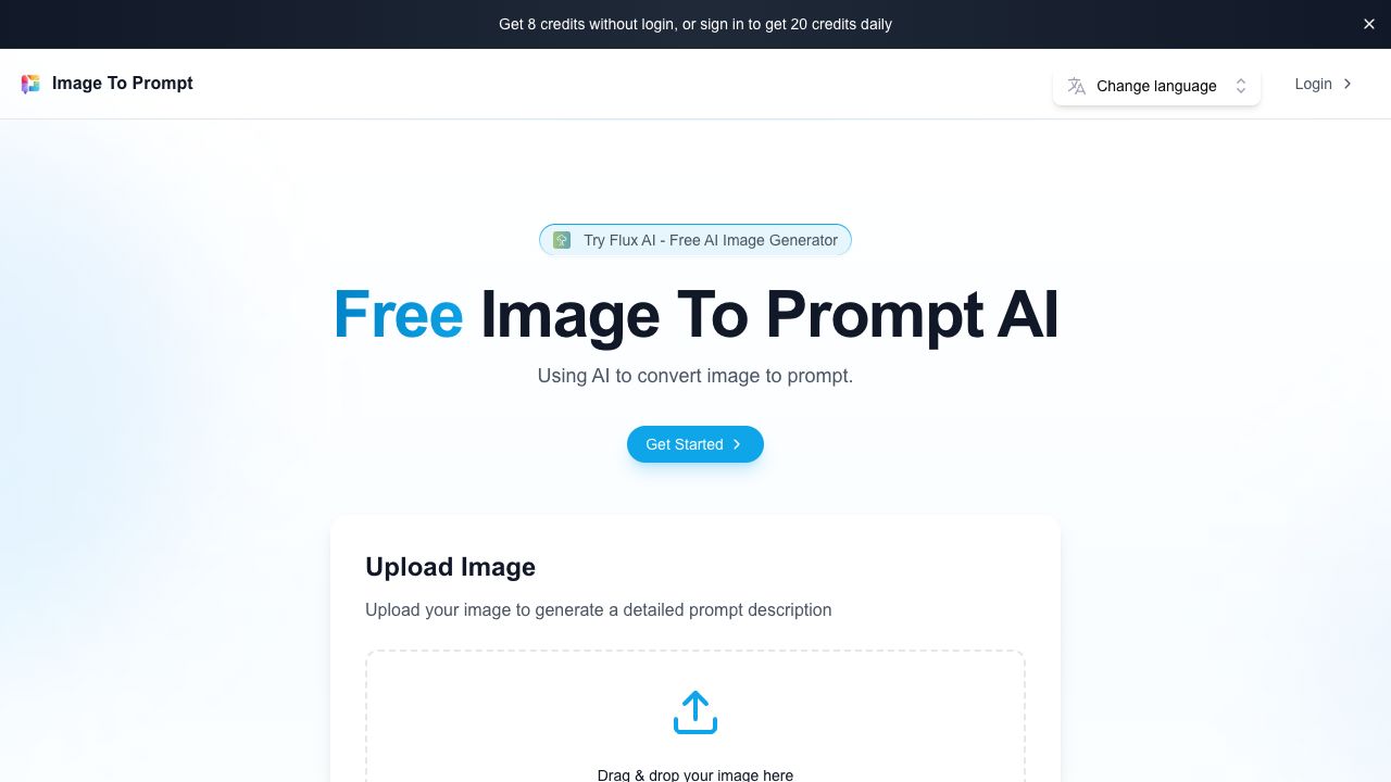 Image to Prompt AI - Free Unlimited Online Tool cover