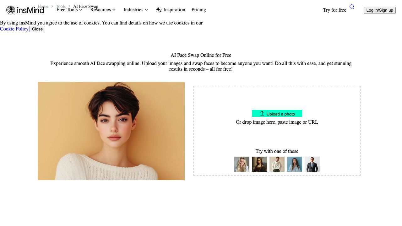 insMind AI Face Swap cover
