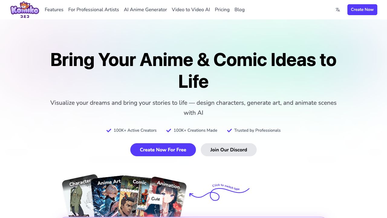 Komiko : AI Comics, AI Characters & AI Anime cover