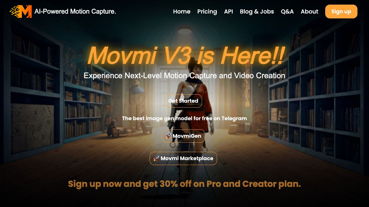 Movmi - Human AI-powered Motion Capture cover