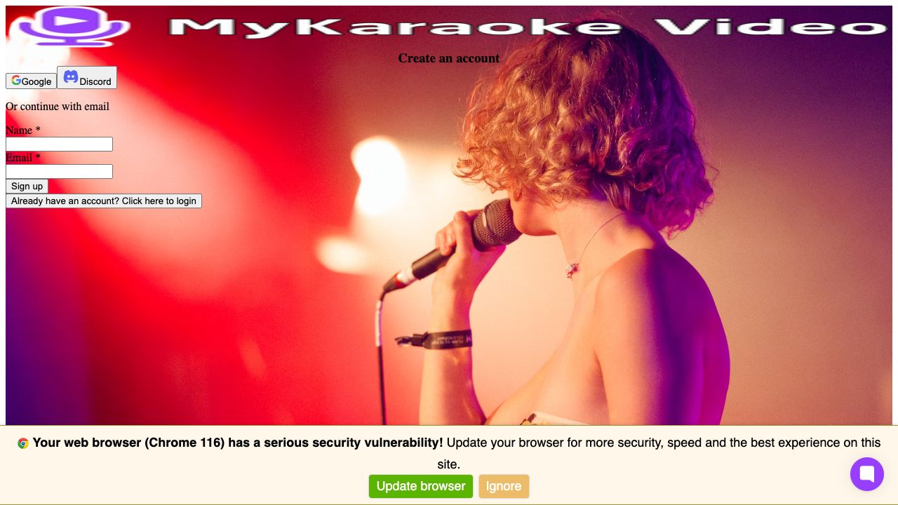 MyKaraoke Video cover