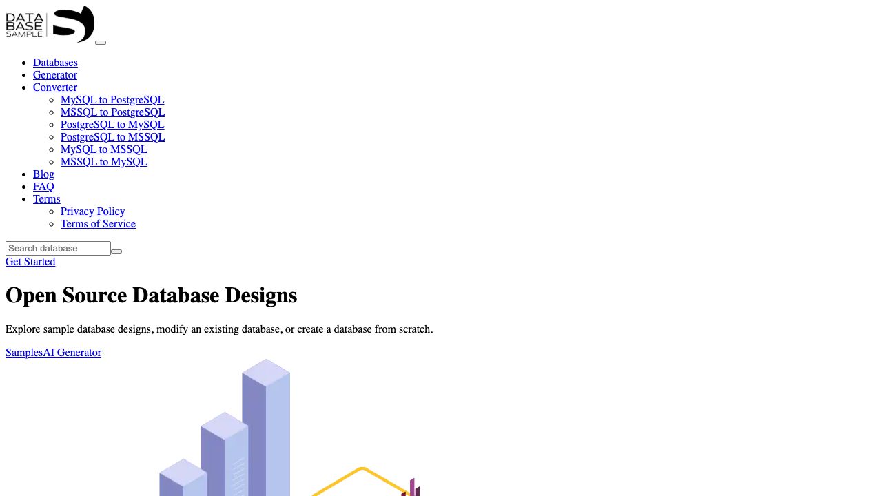 databasesample.com cover