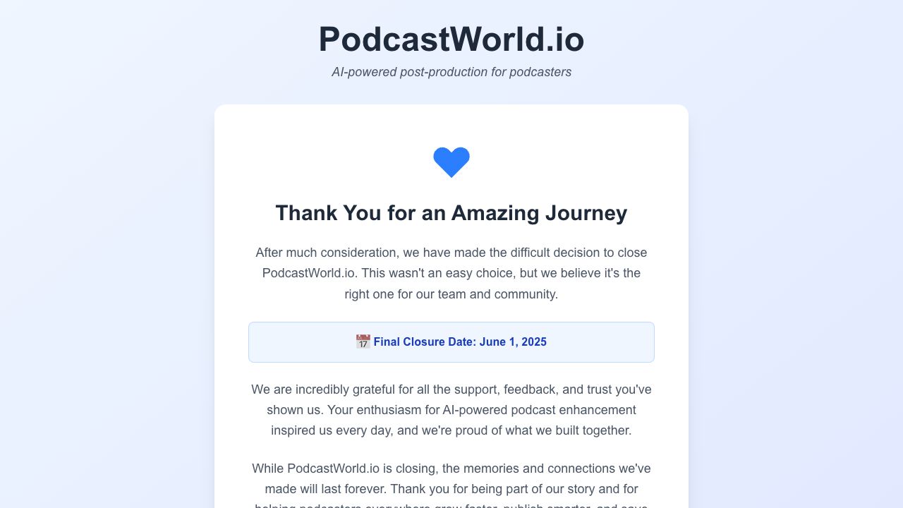 PodcastWorld cover