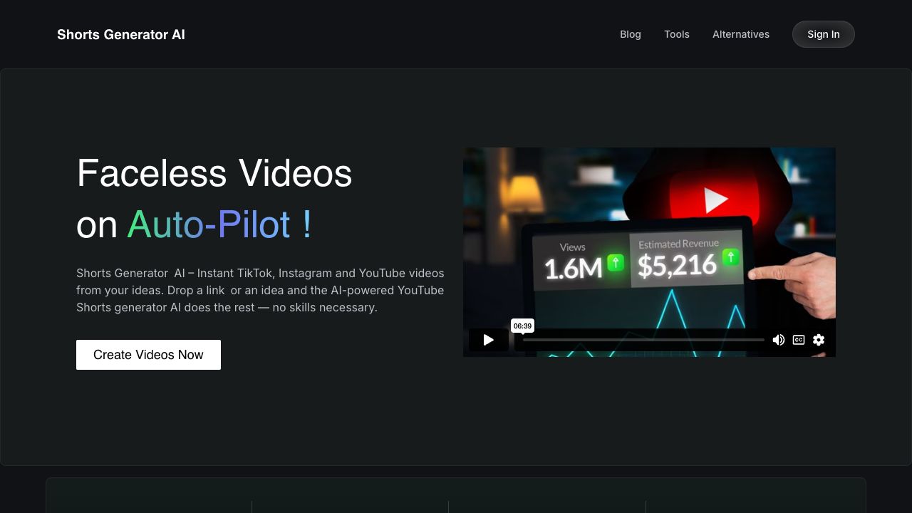 Shorts Generator cover