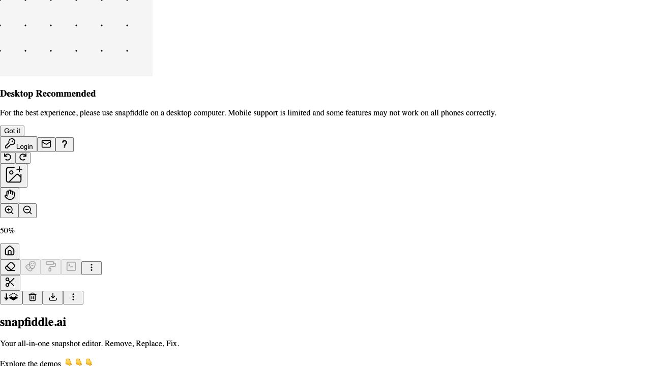 snapfiddle AI Image Editor cover