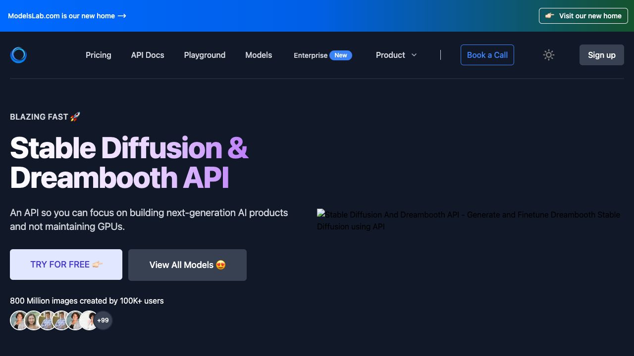 Stable Diffusion & Dreambooth API cover