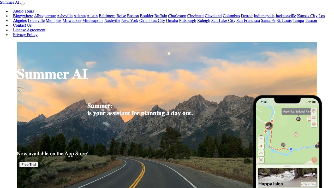 Summer AI: Your AI audio tour guide! cover