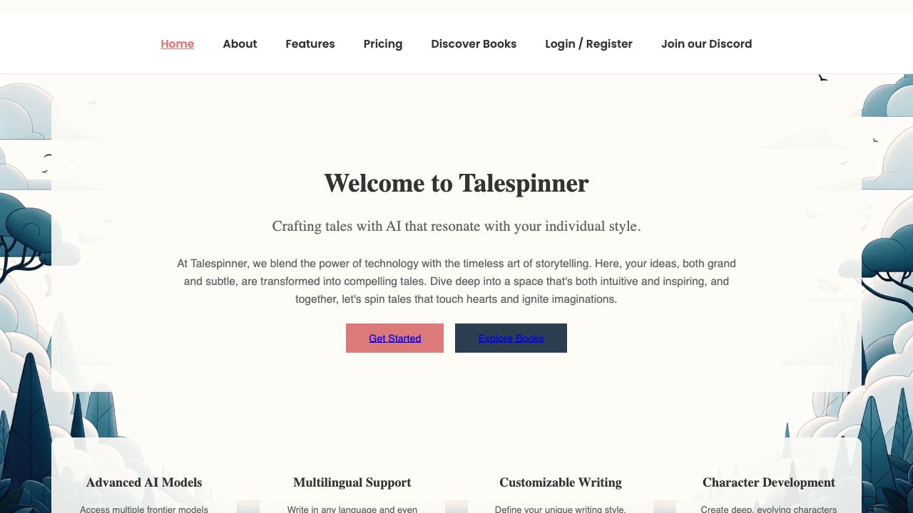 Talespinner.io cover
