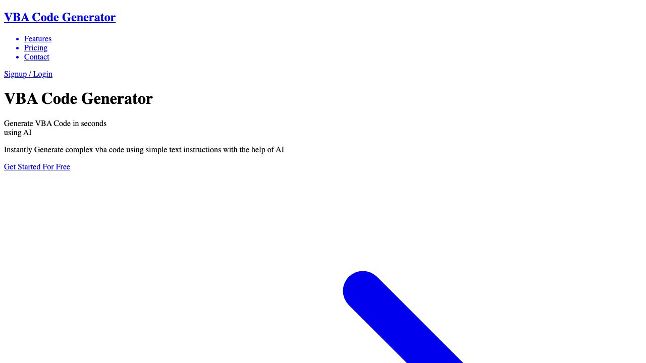 VBA Code Generator cover
