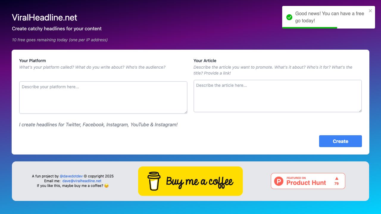 ViralHeadline.net cover