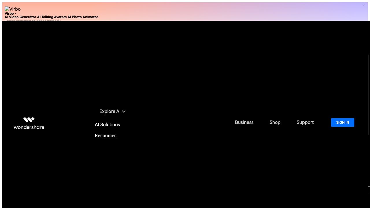 WonderShare Virbo cover