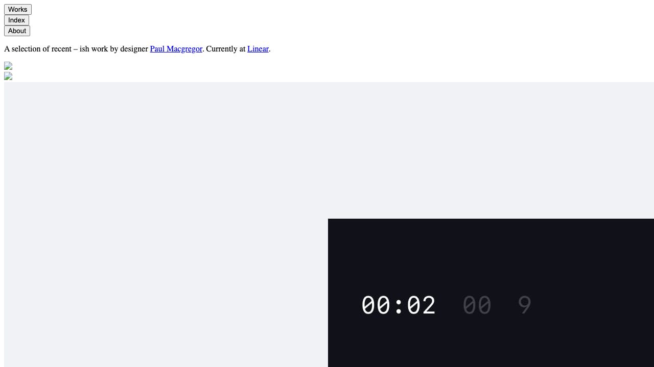 Works - Paul Macgregor cover