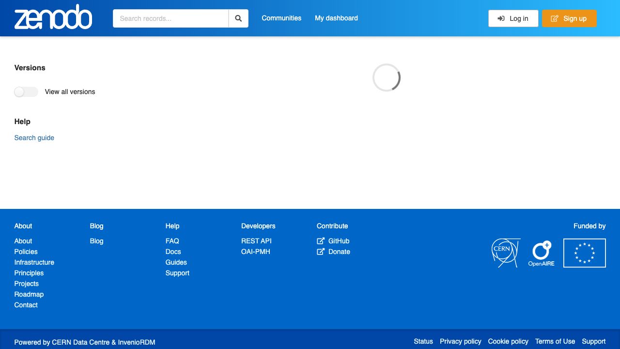 Zenodo-OA文献平台 cover