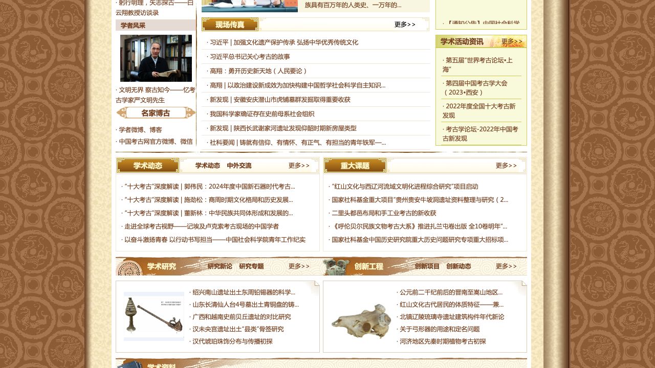 中文版 中国考古 cover